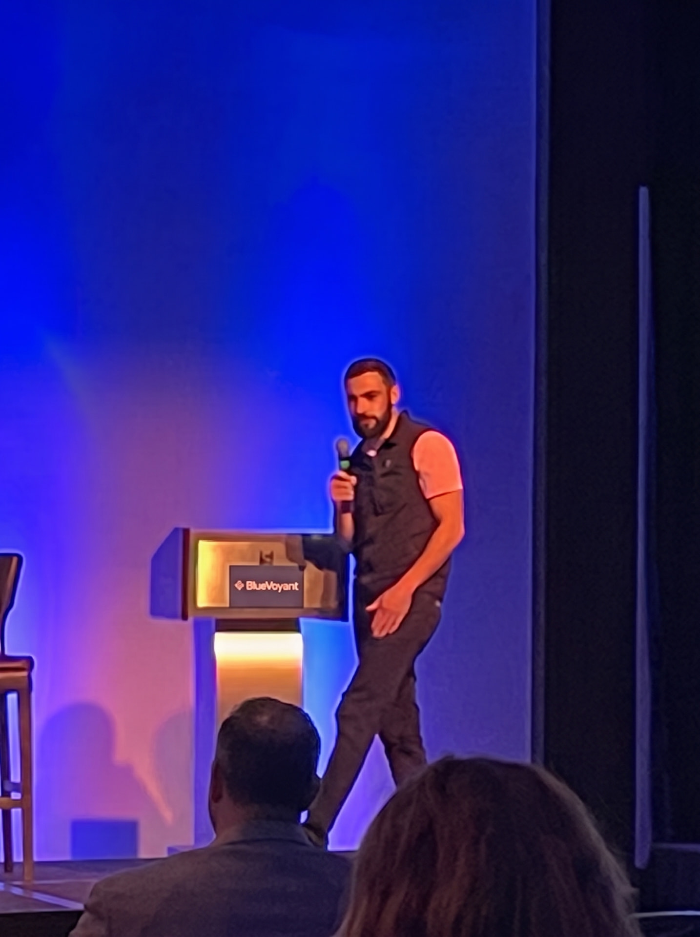 Speaking at BlueVoyant’s Sales Kickoff.